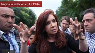 Argentina: presidenta declaró tres días de duelo por muertes que dejan lluvias