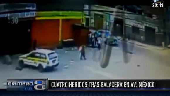 La Victoria: cuatro heridos dejó balacera en la Av. México