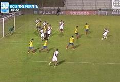 Perú vs. Ecuador: Fernando Canales estuvo cerca del gol (VIDEO)