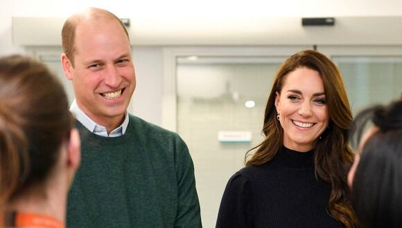 El príncipe Guillermo y Catalina de Gales. (Foto: AFP)