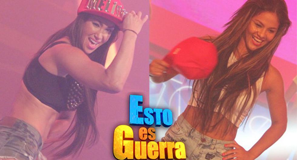 Katty García y Melissa Loza se lucieron en reto de baile. (Foto: Captura América TV)