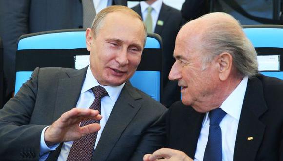FIFA: Putin felicita a Joseph Blatter por su reelección