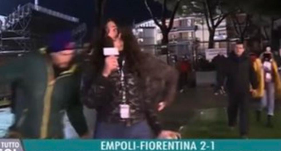 Italian reporter harassed in full live broadcast reveals she receives threats