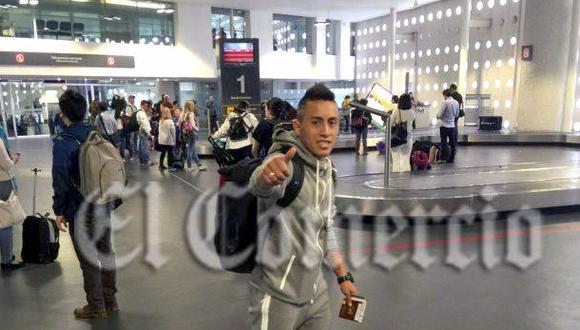 Christian Cueva llegó a México para firmar por Toluca