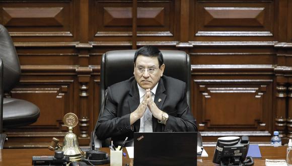 El presidente del Congreso, Alejandro Soto, afronta tres investigaciones en la Comisión de Ética. (Foto: Joel Alonzo /GEC)