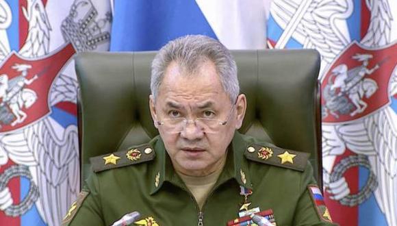Serguéi Shoigú, el ministro de Defensa de la Federación Rusa.

Foto: AFP.