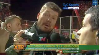 La emoción de Marcelo Tinelli por el título de San Lorenzo