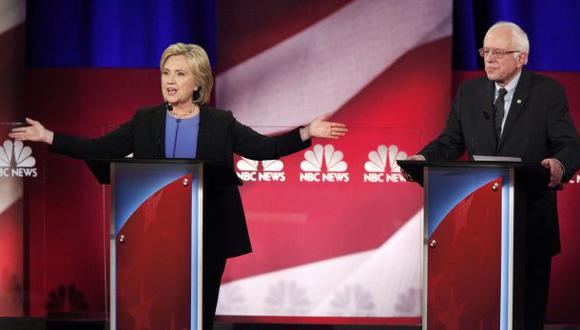 Debate: Clinton reprocha a Sanders y defiende legado de Obama