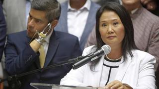 Keiko Fujimori saluda reestructuración de Fuerza Popular encabezada por Galarreta