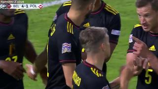 El golazo de Trossard en el 6-1 de Bélgica sobre Polonia por la Liga de Naciones