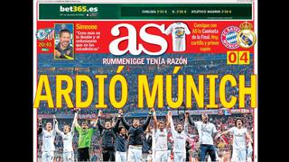 Así tituló la prensa española la victoria del Real Madrid
