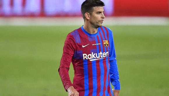 Gerard Piqué anotó el 1-0 de Barcelona vs. Real Sociedad. (Foto: AFP)