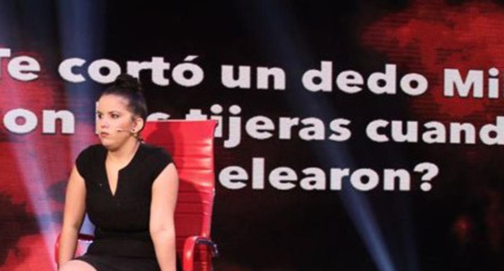 Greysi Ortega confesó en \"El Valor de la Verdad\" que Milena Zárate le cortó un dedo. (Foto: Twitter)