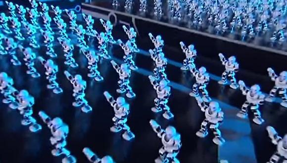 Más de 500 robots reciben el Año Nuevo Chino bailando [VIDEO]
