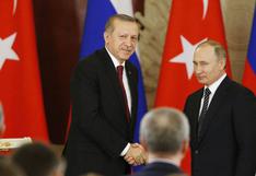 Putin y Erdogan instan a preservar la integridad territorial de Siria