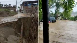Lluvias en Perú: reportan activación de quebradas en Piura tras intensas precipitaciones | VIDEO