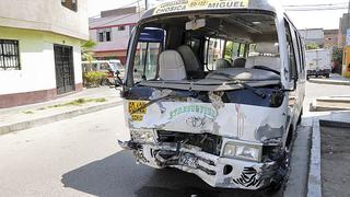 Surco: accidente de tránsito dejó cinco heridos en la avenida El Sol
