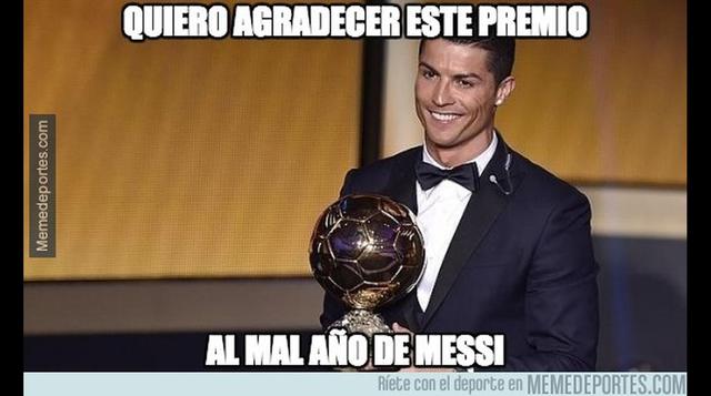 Cristiano Ronaldo y los memes que dejó la gala del Balón de Oro - 8