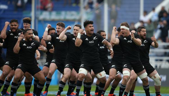 Este viernes empieza el  Mundial de Rugby en Japón con Nueva Zelanda como favorita. Conoce el fixture y la historia de los apodos de los candidatos. (Foto: AFP)