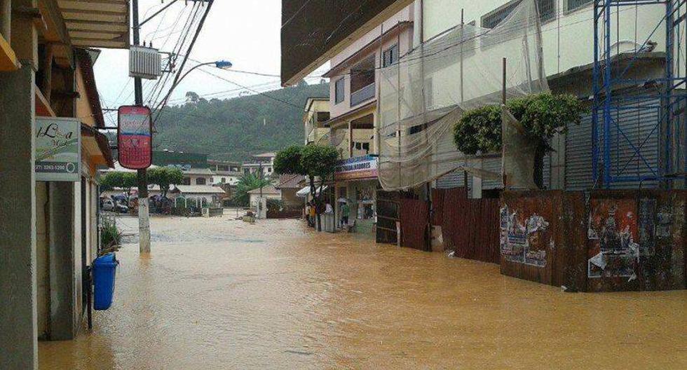 Las precipitaciones han dejado decenas de localidades inundadas en el estado de Espírito Santo. (Foto: @viniciusmneves)