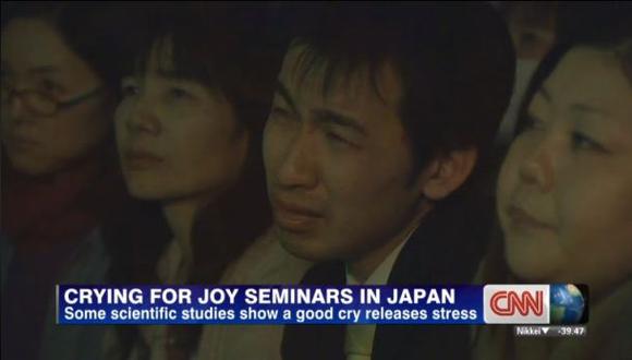 Japón: Terapia que te hace feliz llorando