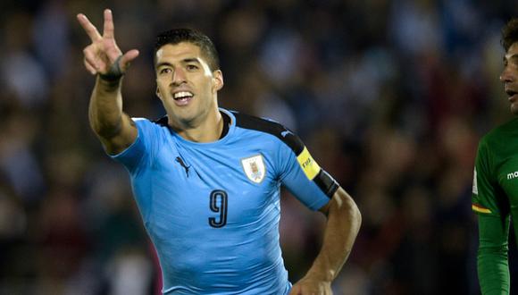 Luis Suárez comandará el ataque de Uruguay. (Foto: AFP)