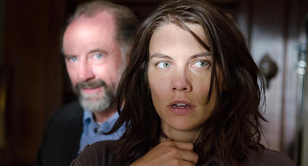 Xander Berkeley es Gregory y Lauren Cohan es Maggie en 'The Walking Dead' (Foto: AMC)