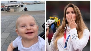 Milos, el bebé operado gracias a la subasta de la medalla olímpica de la atleta polaca Maria Andrejczyk