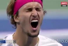 US Open 2020: Así fue el mejor punto de la final con grito de celebración de Alexander Zverev | VIDEO