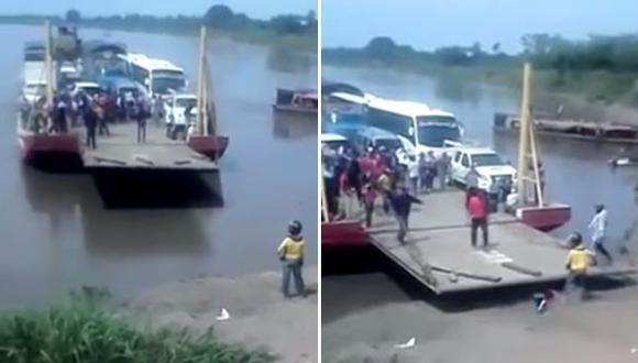 Se salva de milagro de morir aplastado por un barco [VIDEO]