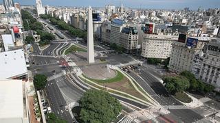 Calles vacías: El contundente paro sindical en Argentina