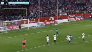 Real Madrid vs. Sevilla: Sergio Ramos hizo 'paradinha' en penal y esto pasó | VIDEO
