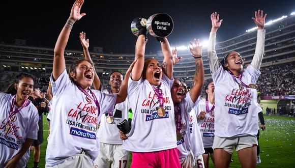 Universitario es campeón de la Liga Femenina 2023. (Foto: Fútbol Femenino - Club Universitario de Deportes)