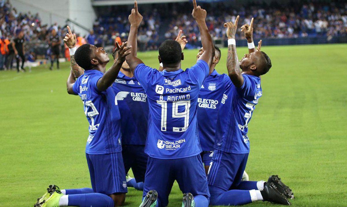 Emelec vs. Sporting Cristal EN VIVO ONLINE: el cuadro eléctrico presenta a su equipo en la 'Explosión Azul'. (Foto: Emelec).