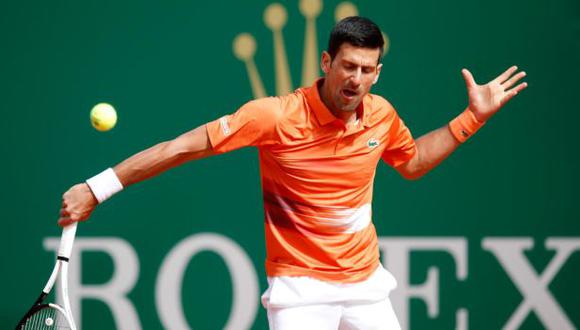 Novak Djokovic volvió a la acción y cayó eliminado en su estreno en el Abierto de Montecarlo. (Foto: EFE)