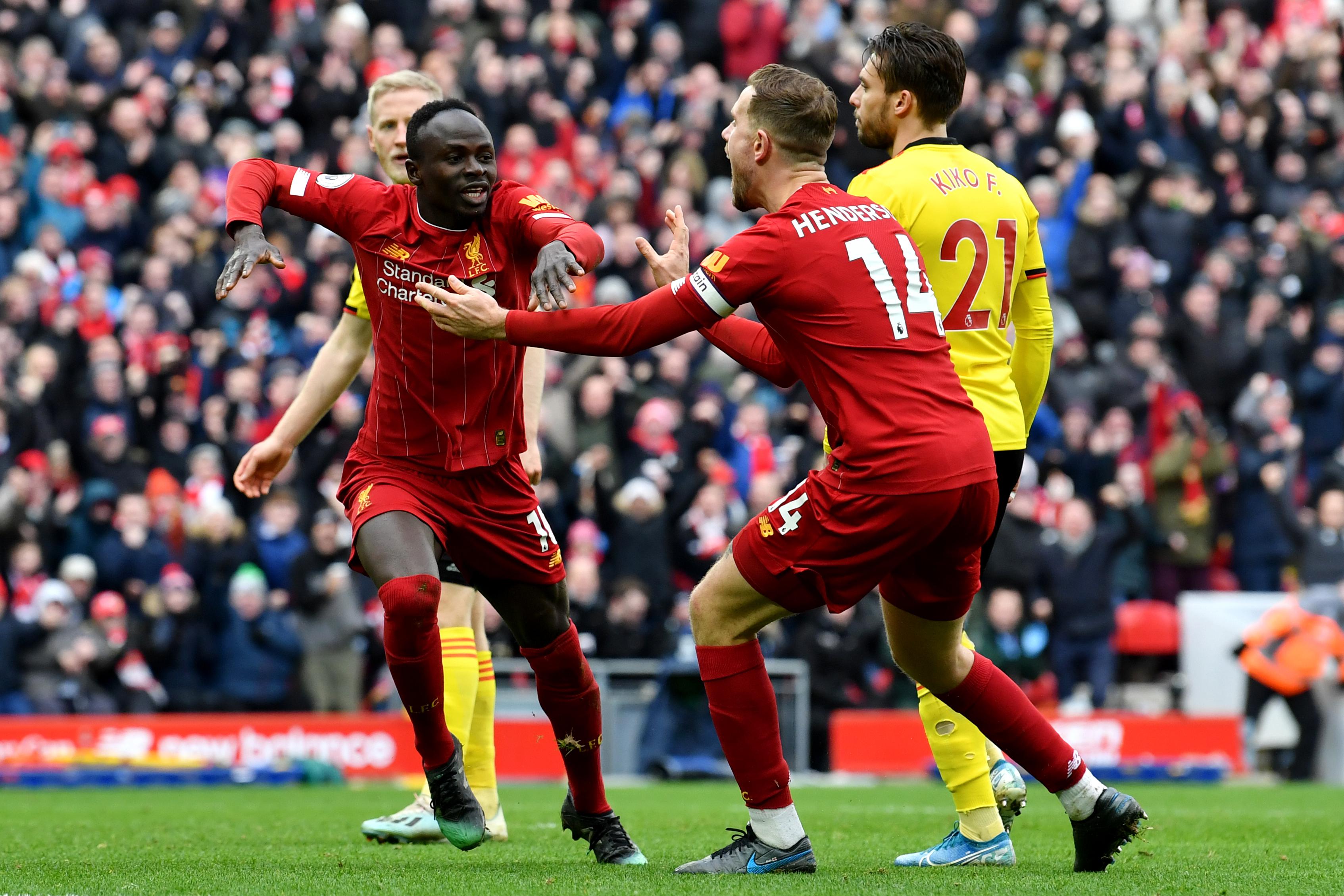 10- Sadio MANE - Senegal / FC Liverpool / 46 puntos / 24 Goles en torneo local + 11 Goles a nivel internacional (Foto: AFP)