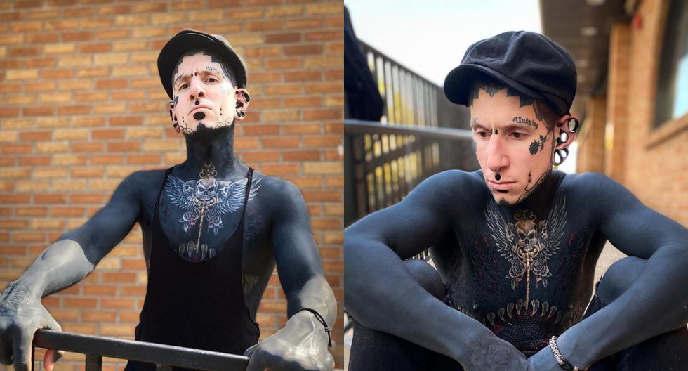 This extreme tattoo fan has spent over $100,000 inking his entire body