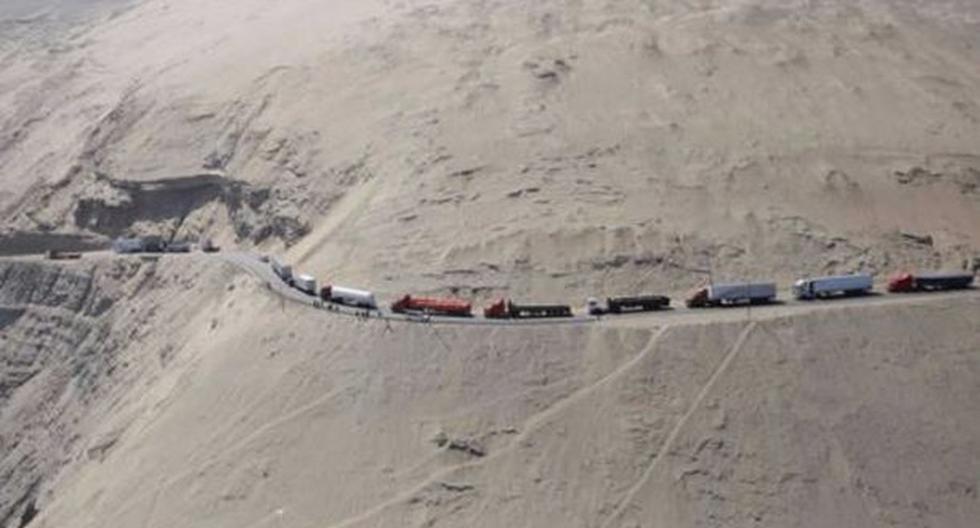Un sector de empresarios de la región Arequipa estimó en más de 2 millones 500,000 soles las pérdidas económicas por el cierre de la carretera Panamericana Sur. (Foto: Andina)