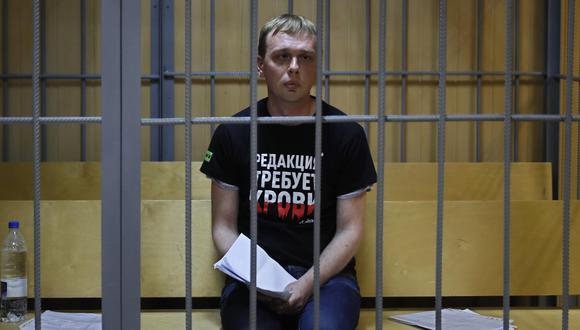 Rusia archiva la causa por narcotráfico contra el periodista Iván Golunov y anuncia su liberación. (EFE).