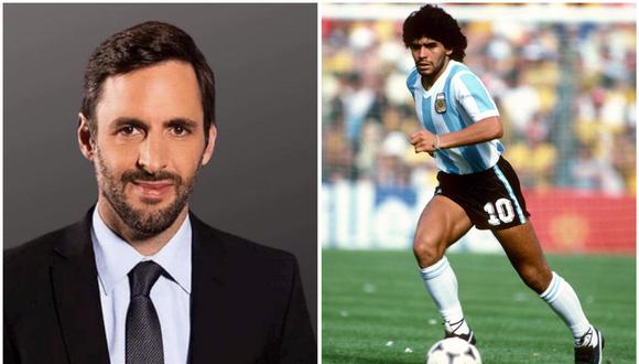 Periodista chileno reveló que la Policía un Ucrania lo liberó gracias a Maradona. (Foto: IG daniel_m_t/AP)