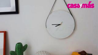 Súper fácil: cómo hacer un lindo reloj minimalista
