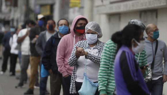 Ya no es necesario formar largas colas para cobrar el bono de S/ 760. ( Foto: César Campos | GEC)