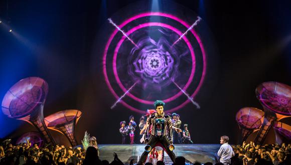 Escena del "Sép7imo día: No descansaré", espectáculo del Cirque du Soleil inspirado en Soda Stereo. (Foto: Difusión)