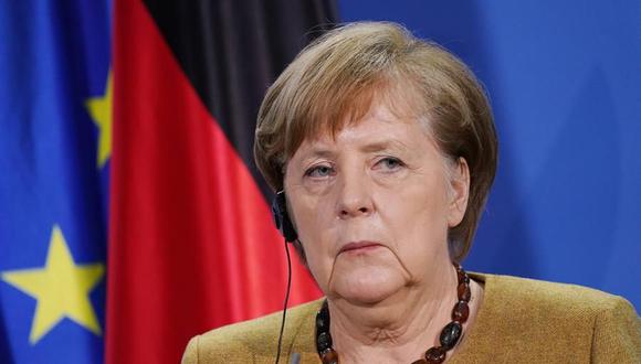 La canciller de Alemania, Angela Merkel, aboga por prolongar hasta principios de marzo las restricciones actuales por el coronavirus. (EFE/EPA/Sean Gallup).