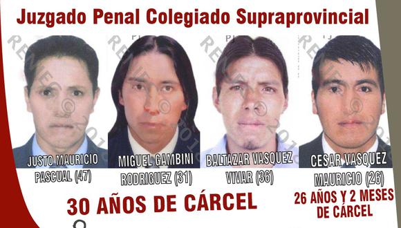 Los sentenciados tendrán que cumplir su condena en el penal de Cambio Puente, en Chimbote (Foto: Poder Judicial)