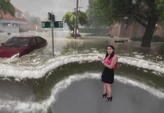 Weather Channel simuló el huracán Florence con fotos interactivas