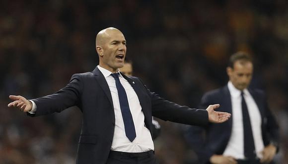 Zinedine Zidane hizo historia el último sábado en Cardiff. El técnico francés logró su segunda Champions League con Real Madrid en ediciones consecutivas. (Foto: AP)