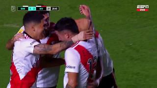 Con asistencia de Juanfer Quintero: Matías Suárez anotó el 2-1 de River Plate vs. Banfield | VIDEO