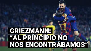 Griezmann reconoce las razones por las cuales no pudo conectarse con Lionel Messi en Barcelona