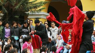 Niños y niñas rieron con Festival de Títeres en Centro Histórico de Lima
